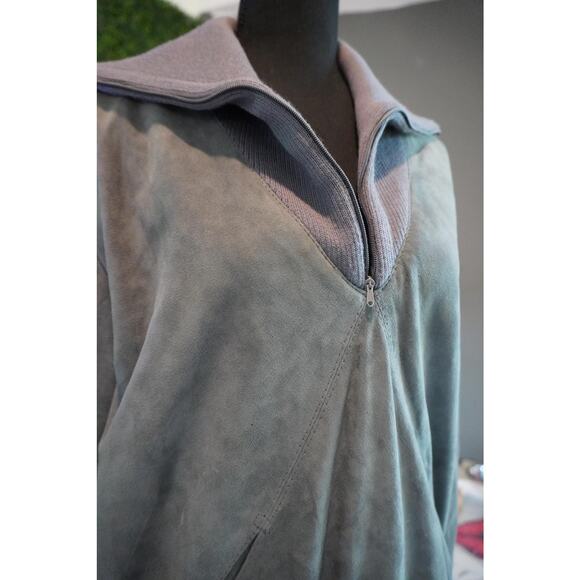 Vintage Nino Cerruti Sport Leather Pullover - Picture 6 of 10